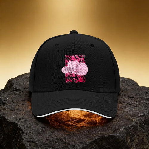 Pink Star Hat Unisex Printed Baseball Cap