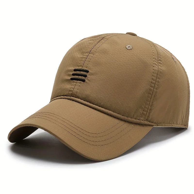Breathable Baseball Cap Moisture-Wicking Sun Hat