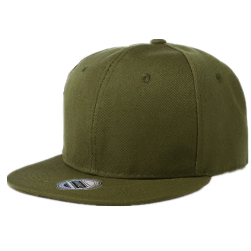 Unisex Cap Plain Snapback Hat High Quality Adult Hip Hop
