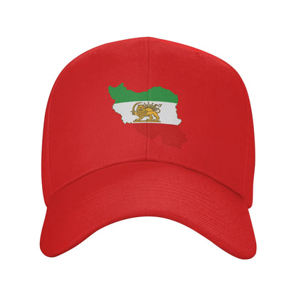 Flag Map Of Iran Iranian Flag Baseball Cap