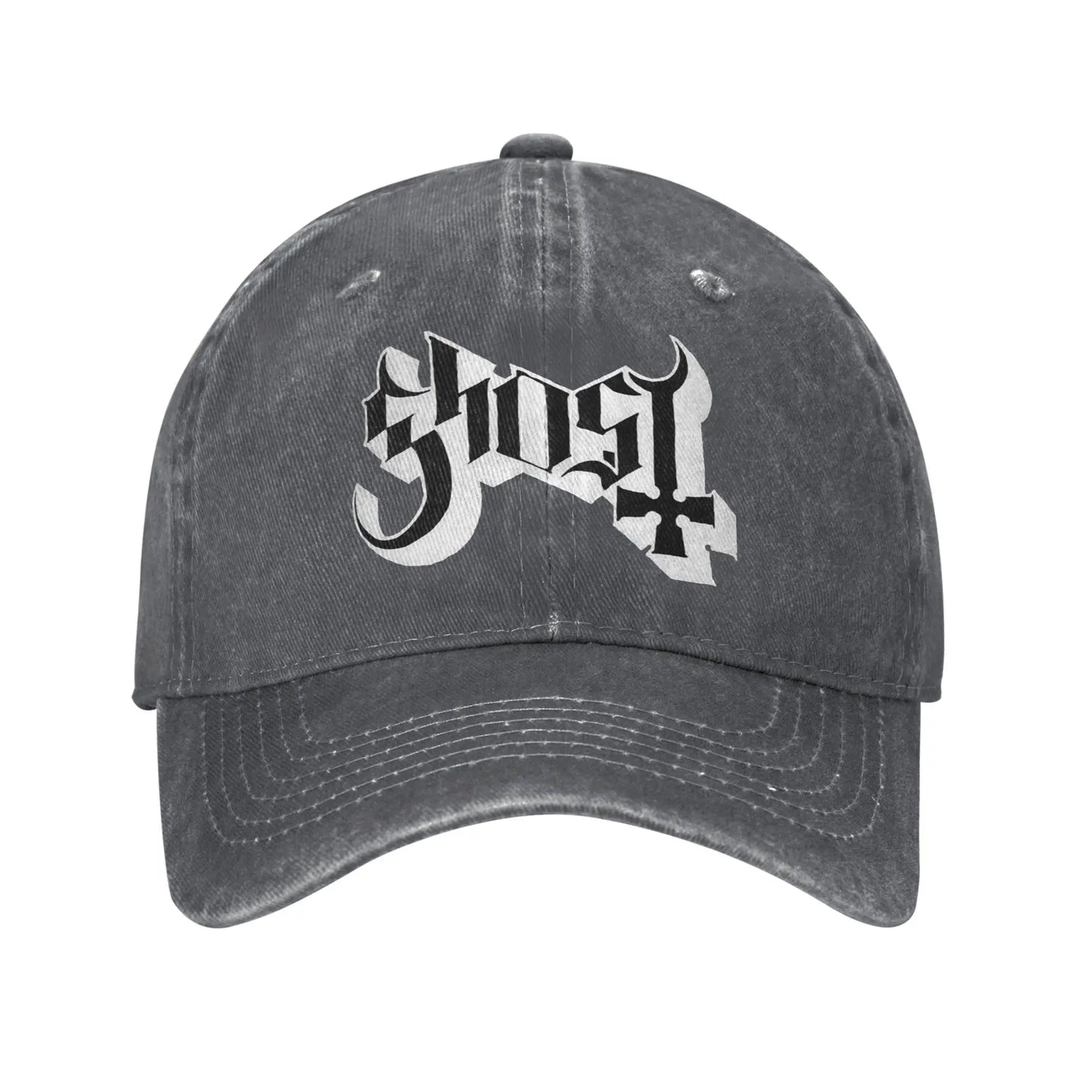 Ghost B.C. Band Denim Fabric Cap Casual Baseball Caps