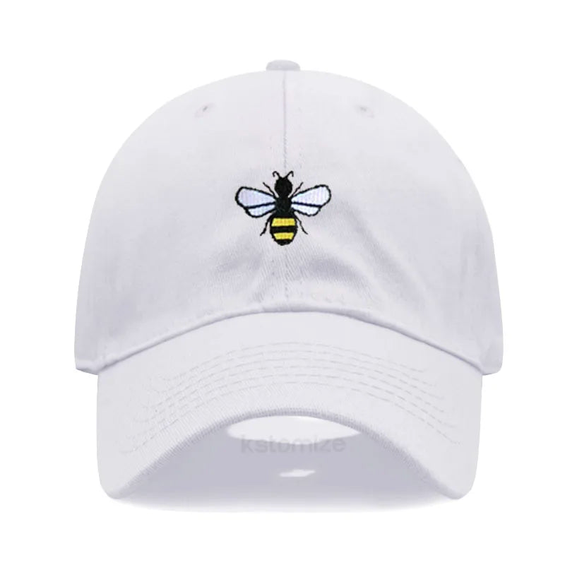 Honeybee Embroidered Baseball Cap For Women Men