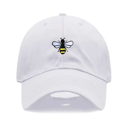 Honeybee Embroidered Baseball Cap For Women Men