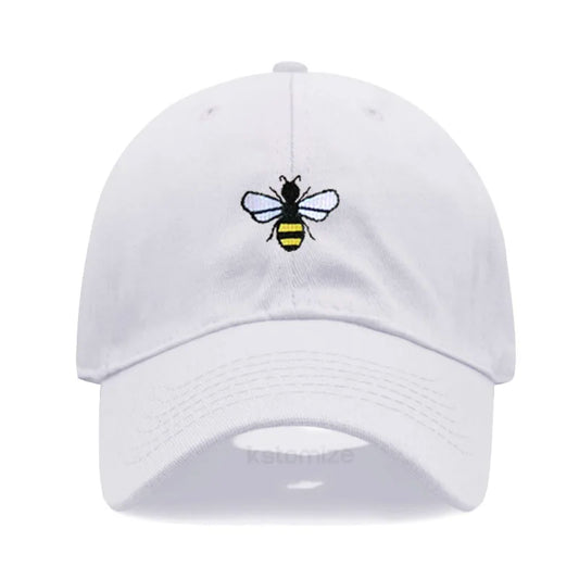 Honeybee Embroidered Baseball Cap For Women Men