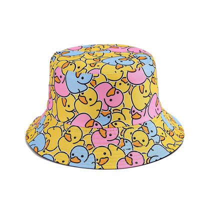Fashionable Full-Print Duck Casual Bucket Hat