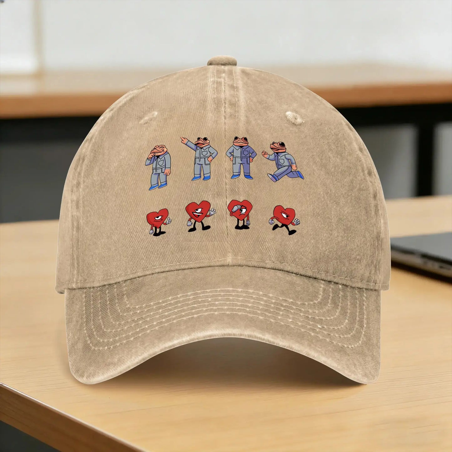 Rapper B-Bad B-Bunny DTMF World Tour Washed Baseball Cap
