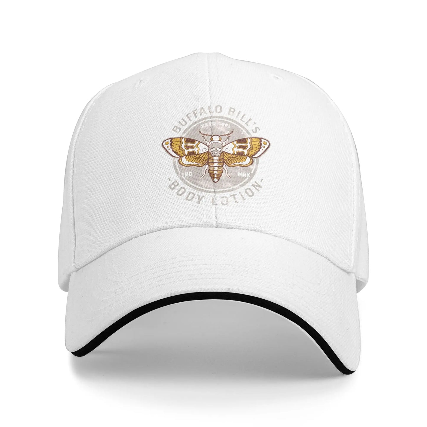 Buffalo Bill Body Lotion Deaths Head Moth Sun Baseball Cap