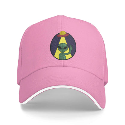 UFO We Come In Space Alien Baseball Cap