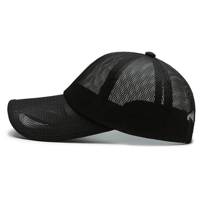 Sports Sunscreen Breathable Mesh Baseball Cap Openwork Brim Sunhat