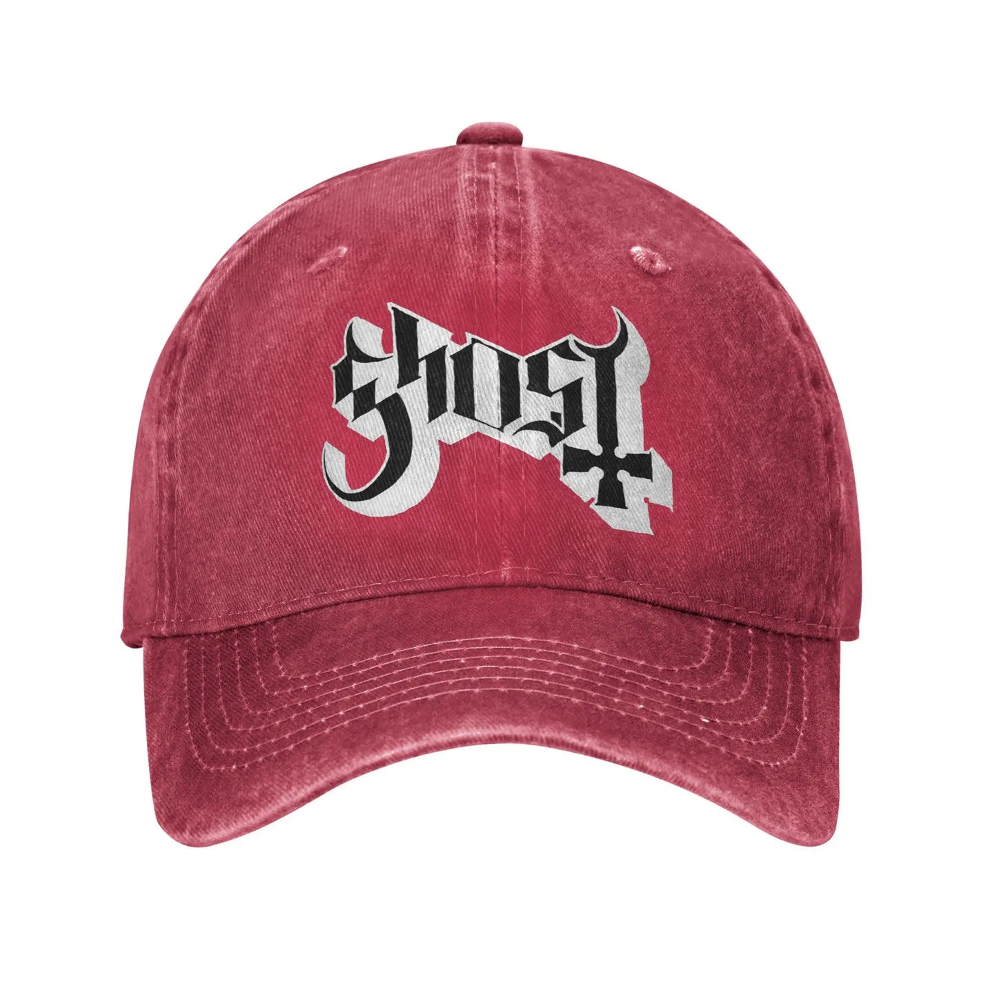 Ghost B.C. Band Denim Fabric Cap Casual Baseball Caps