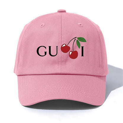 Cucci Cherry Print Baseball Cap