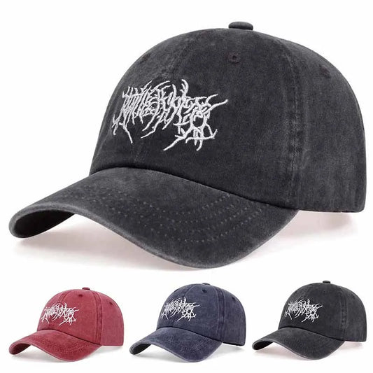 Unisex Letter Embroidery Wah Baseball Cap Outdoor