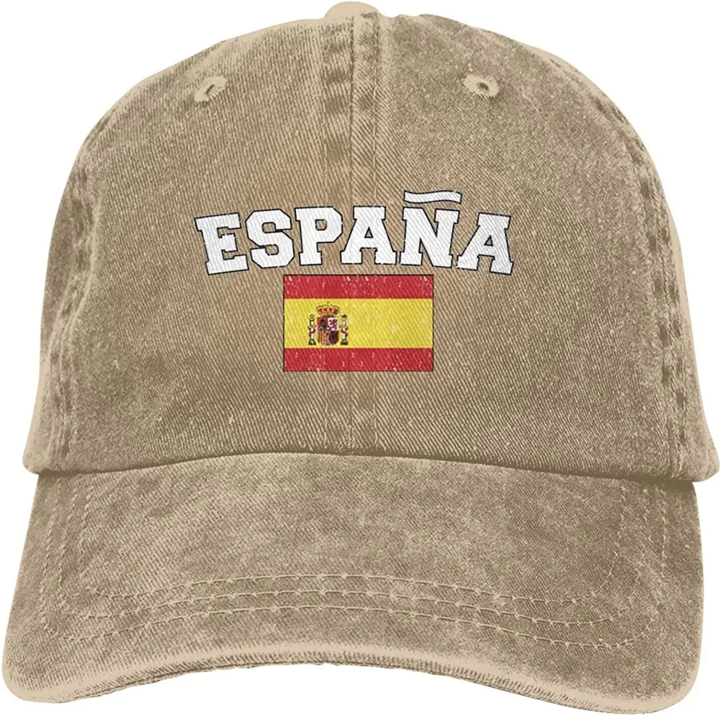 Espana Flag of Spain Spanish Denim Hats Baseball Caps