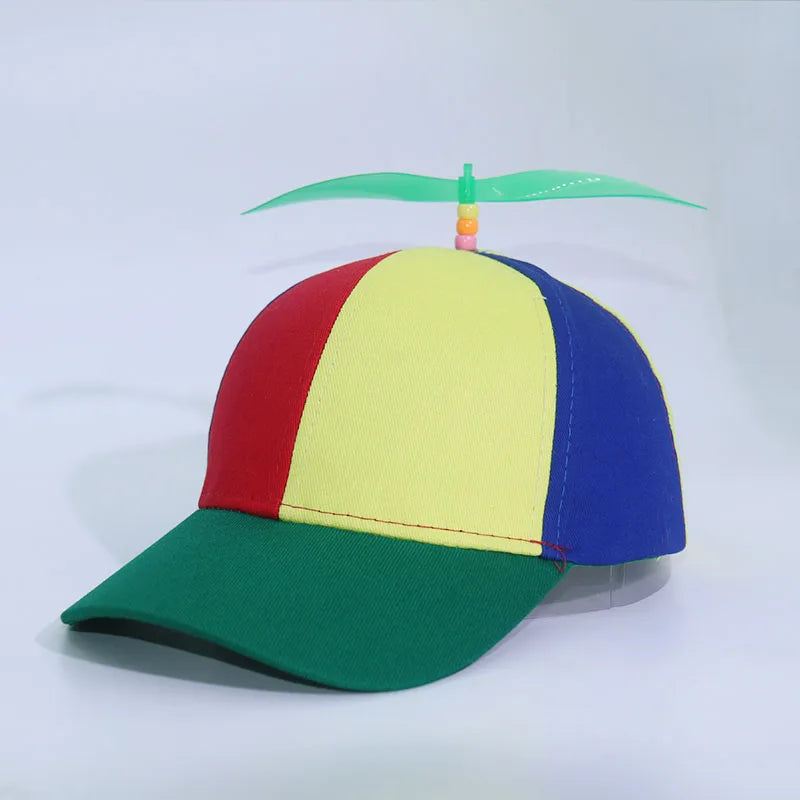 Helicopter Propeller Adventure Rainbow Bamboo Dragonfly Baseball Hat