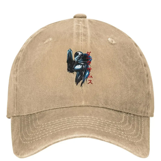 Metroid Dark Samus Washed Baseball Cap