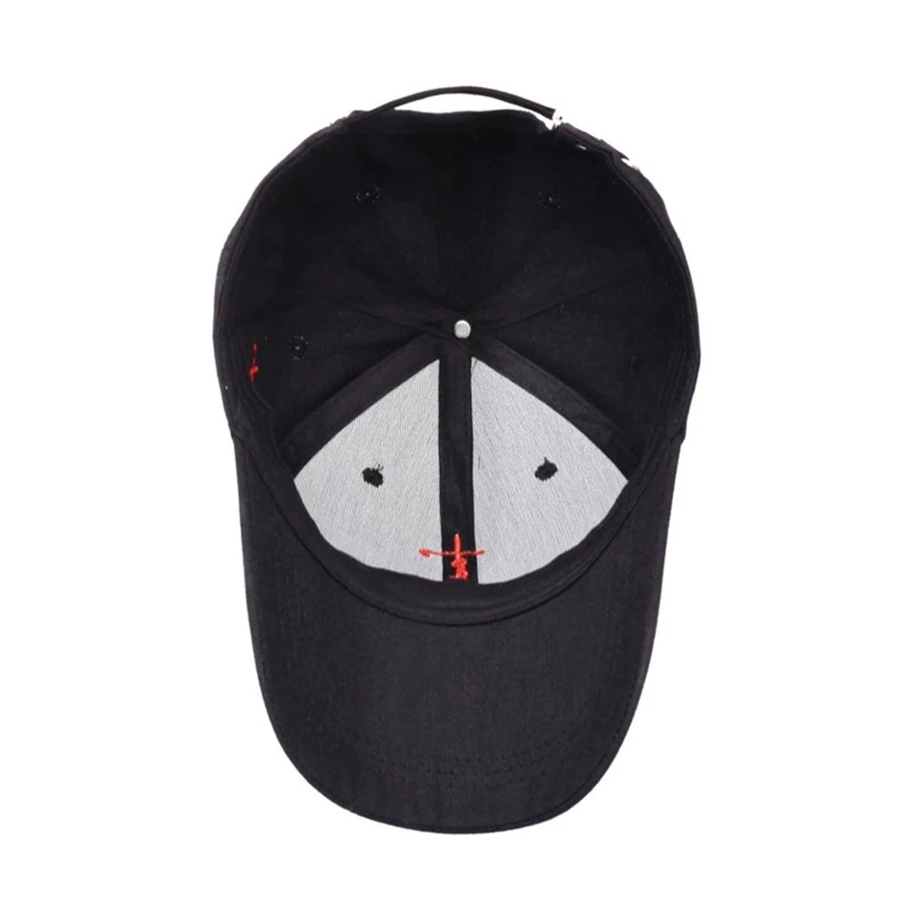 Embroidery English Cross Casual Baseball Cap Men's Women's