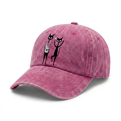 Black Cat Music Baseball Cap