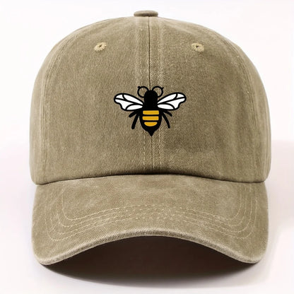 Fashionable Bee Patterned Baseball Cap For Both Men And Women