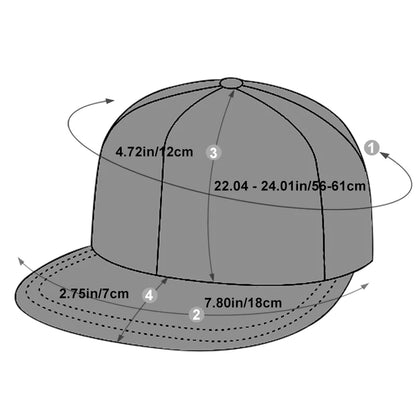 Hip Hop Men Cap Personalized Embroidered Snapback Hat