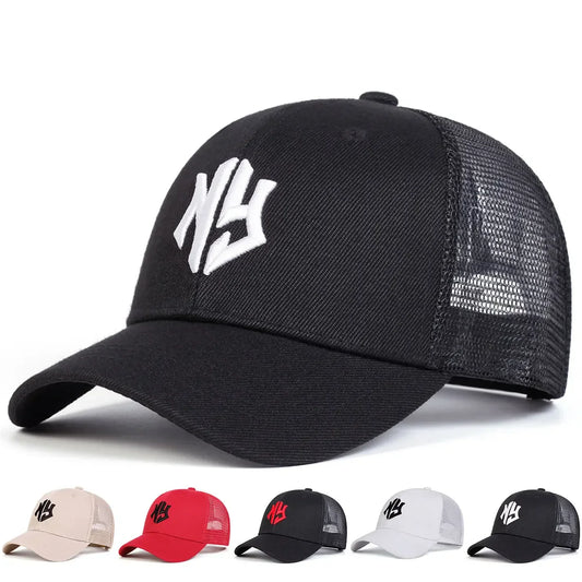 Unisex NG Letter Embroidery Baseball Net Caps