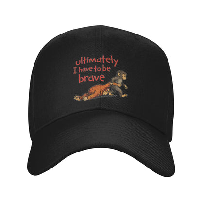 Sad Monkey Punch Meme With An Orange Toy Cap Baseball Cap For Men Women