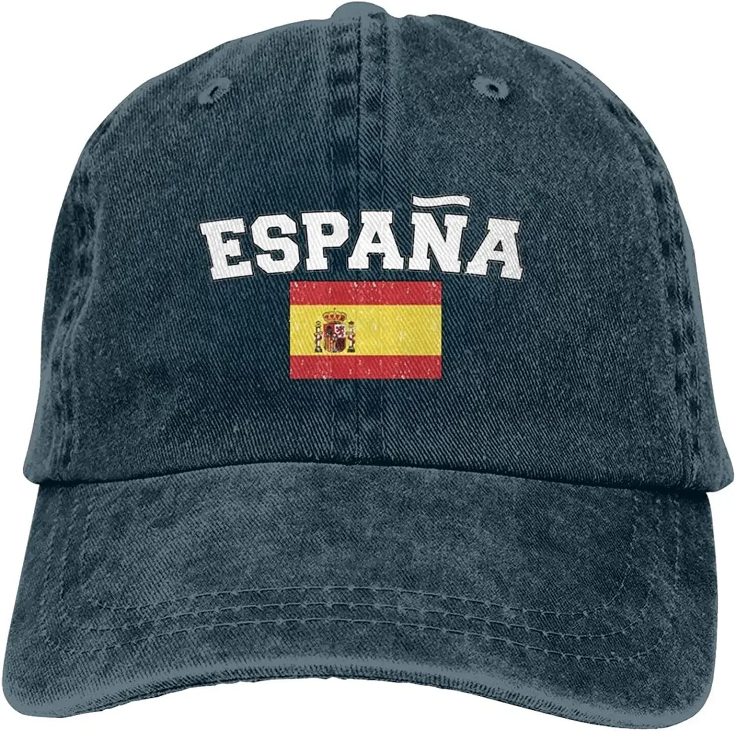 Espana Flag of Spain Spanish Denim Hats Baseball Caps