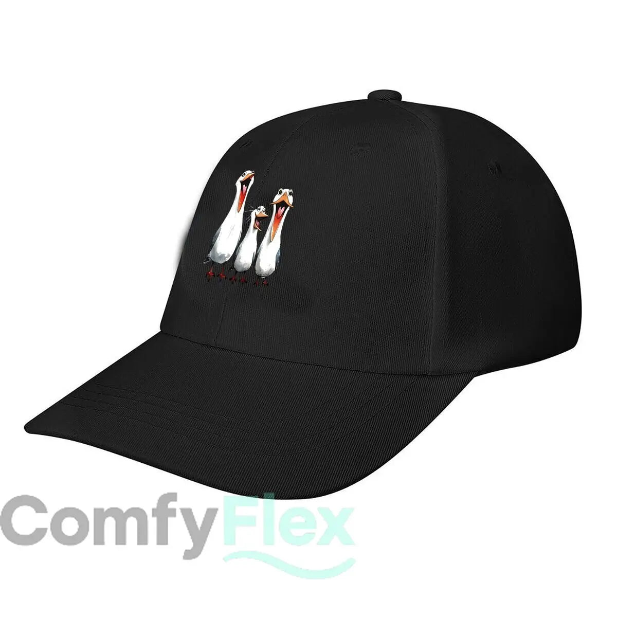 Three - Piece Cute Cartoon Seagull Plush Toy Set Baseball Cap