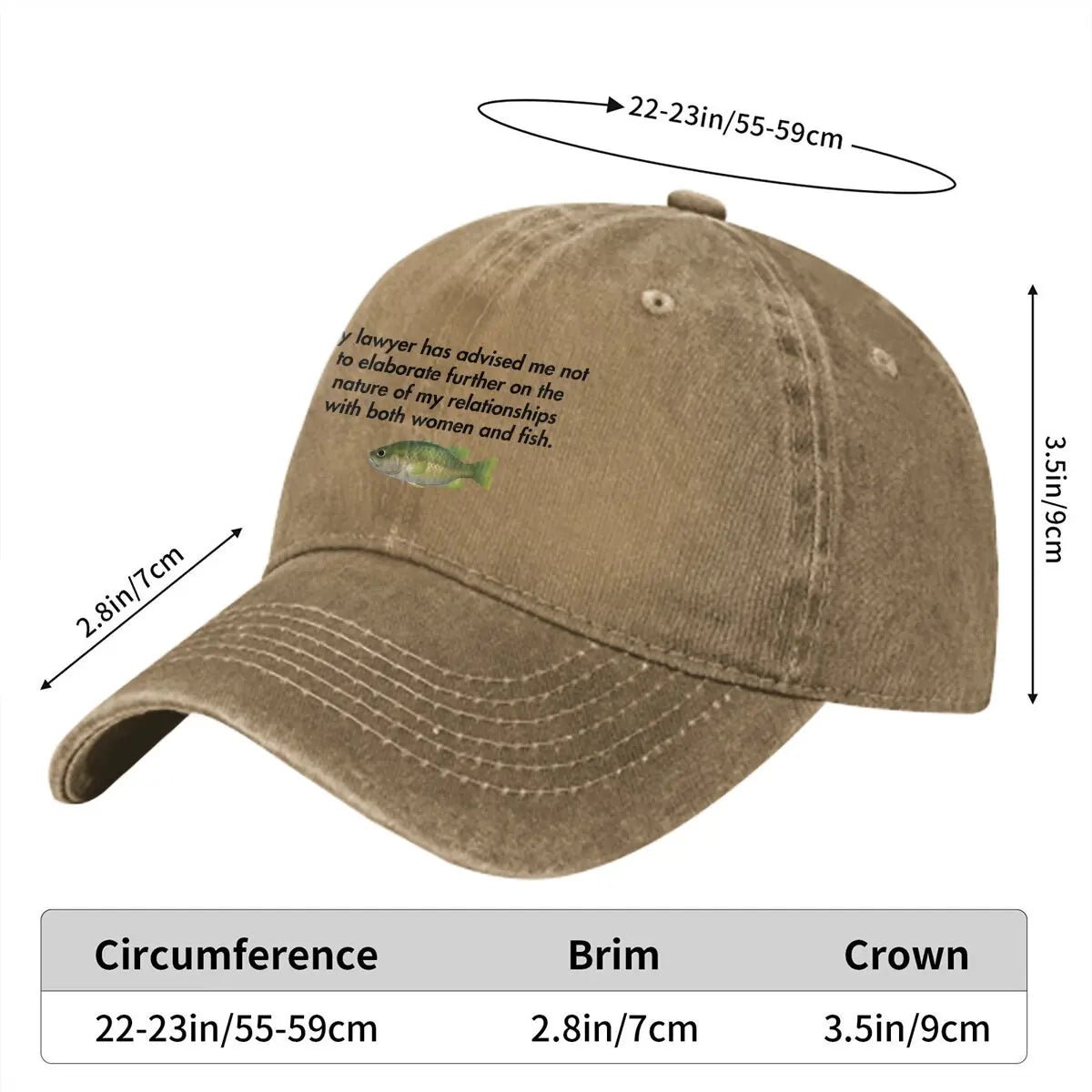 My Lawyer Has Advised Me Not to Elaborate Baseball Cap