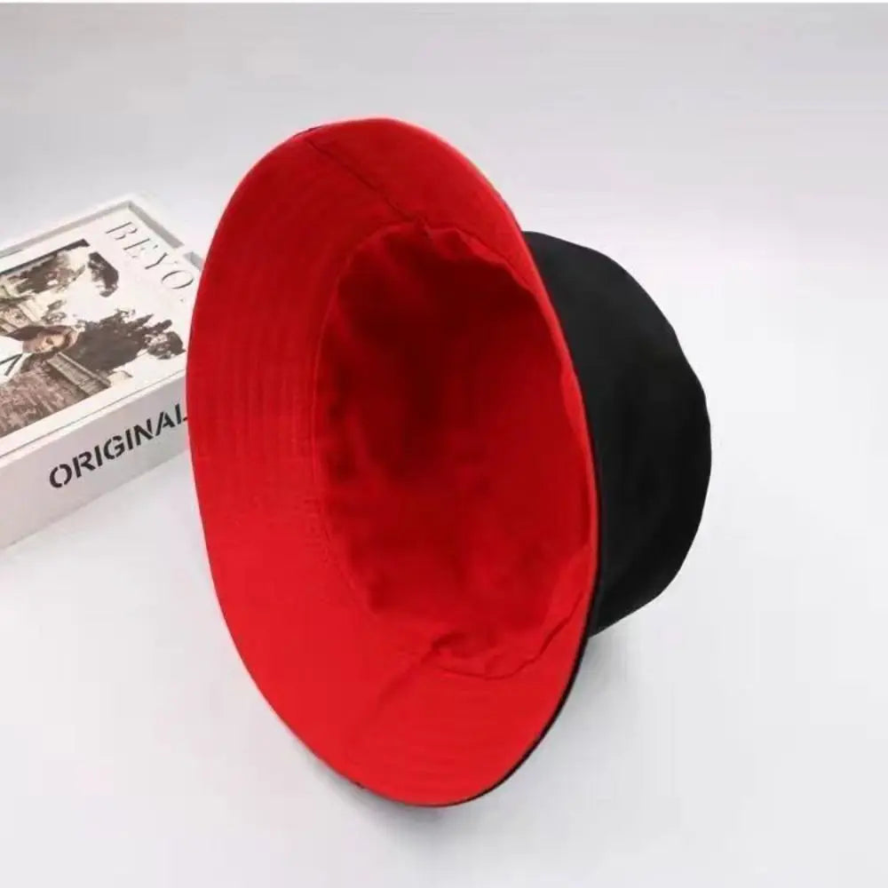 Double-sided Foldable Bucket Hat Fisherman Cap Sun Caps For Men Women