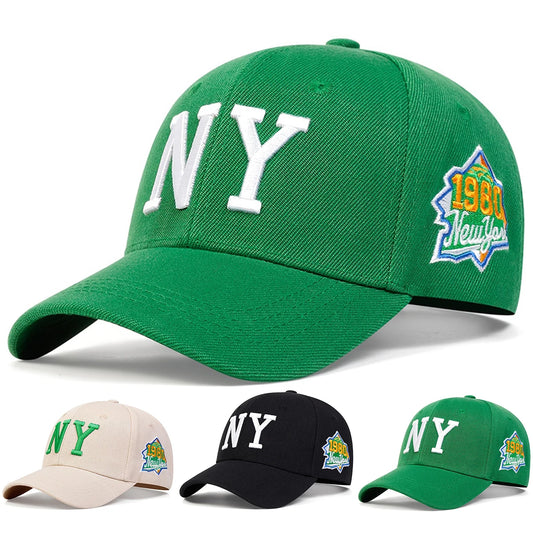 Unisex Letter Embroidery Baseball Caps Spring Autumn Outdoor Sunscreen Hat