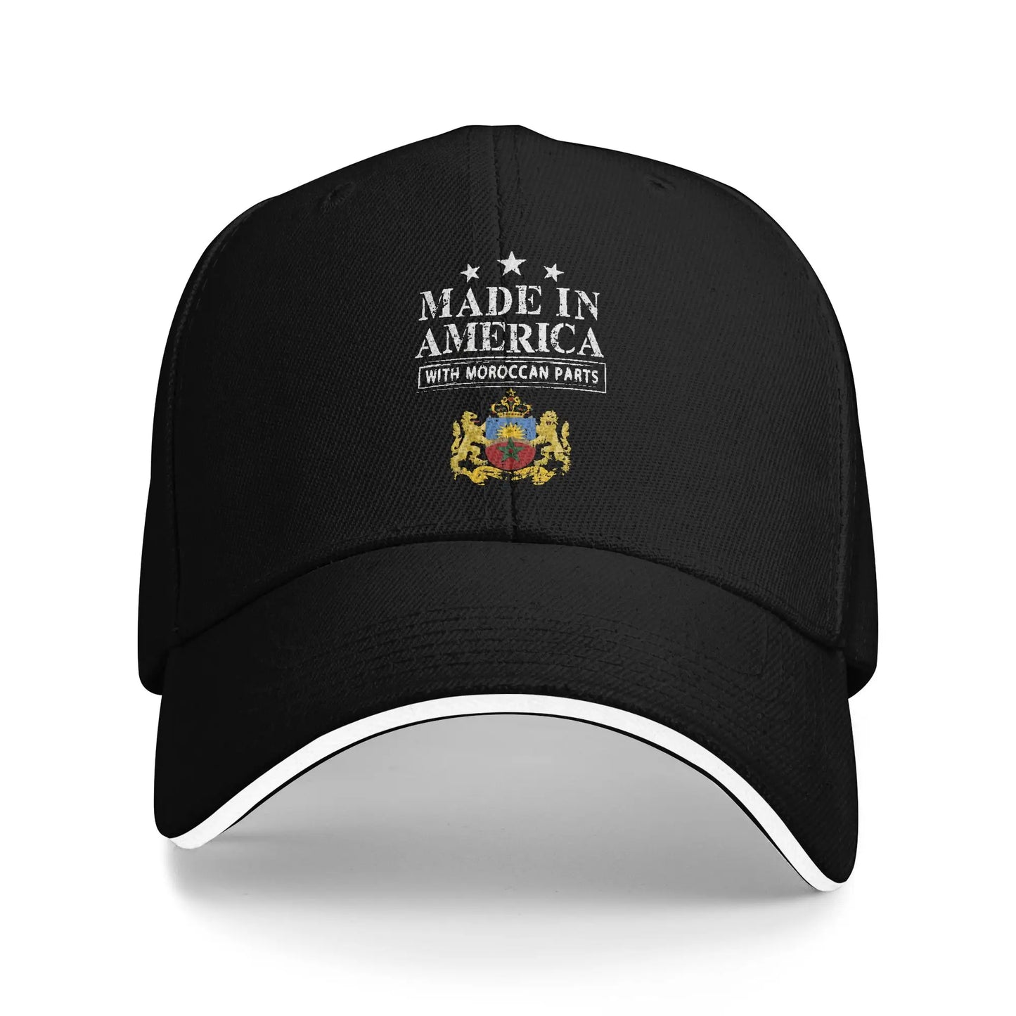 New Design Baseball Cap Morocco Heart Flag Morocco Of Arms Wear