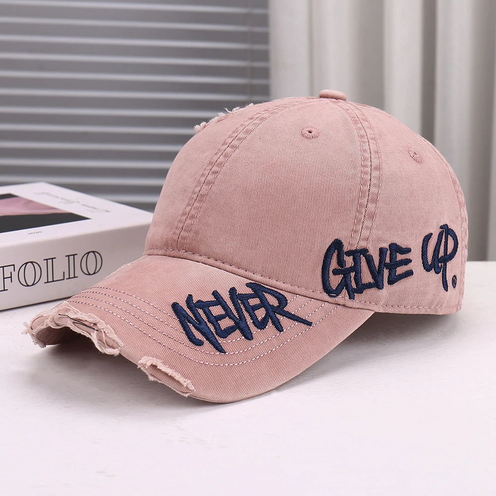 Fashionable New Arrival Embroidered Letter Baseball Cap