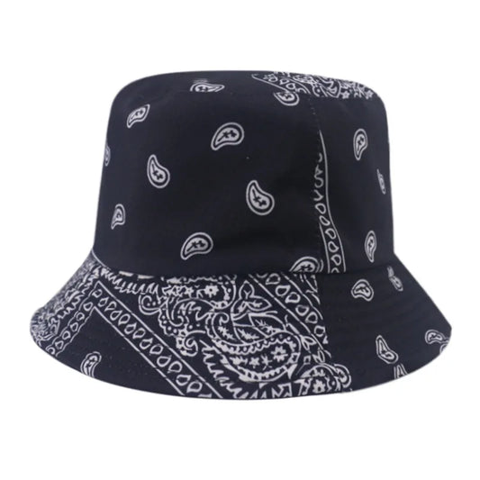 Spring Summer Cashew Print Cap Holiday Sun-Proof Bucket Hat Unisex