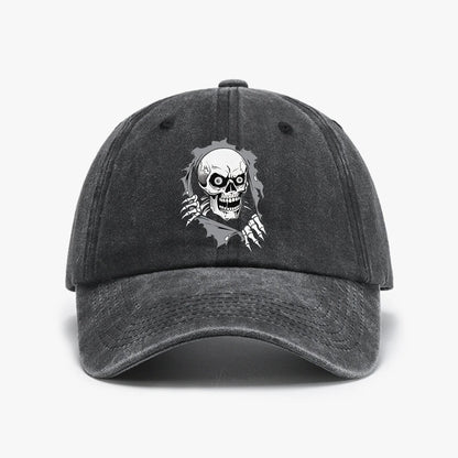 Comic Skull Animation Casual Baseball Cap