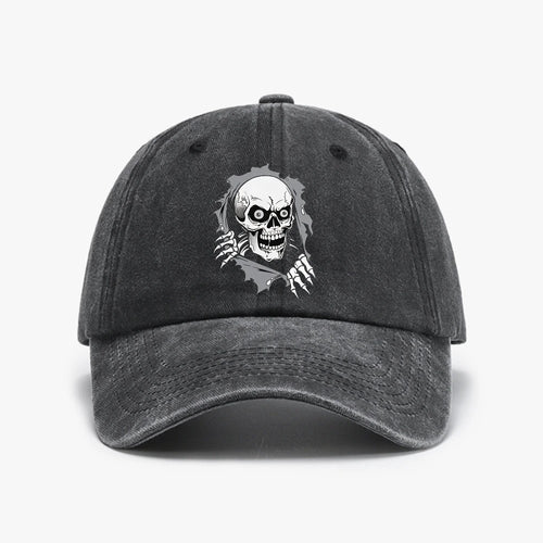 Comic Skull Animation Casual Baseball Cap