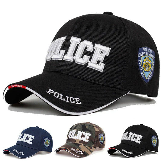 Unisex Shield Letter Embroidery Baseball Caps