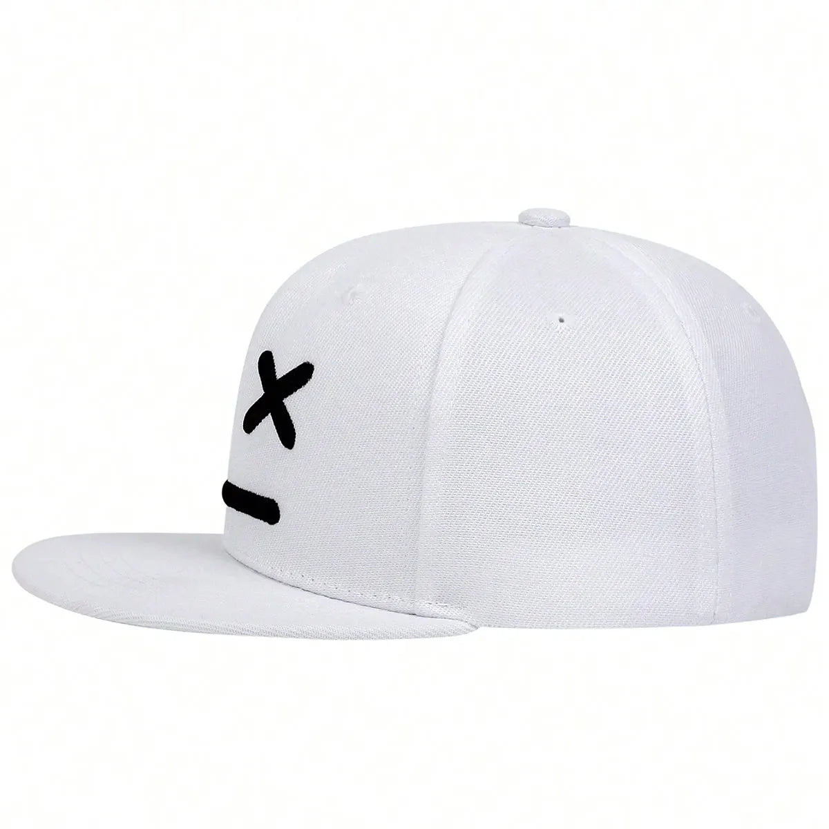 Unisex XX Smiling Face Embroidery Hip-hop Hats Snapback Cap Baseball Caps Sunscreen Hat Sports Cap