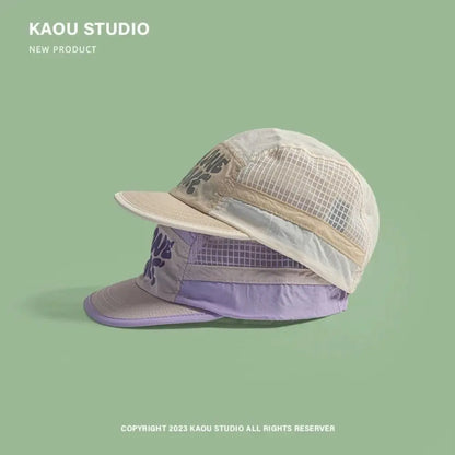 Soft Brim Quick-drying Baseball Cap Sun Protection Retro 5-Panel