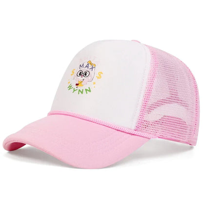 Unisex Girl Letter Printing Baseball Net Caps