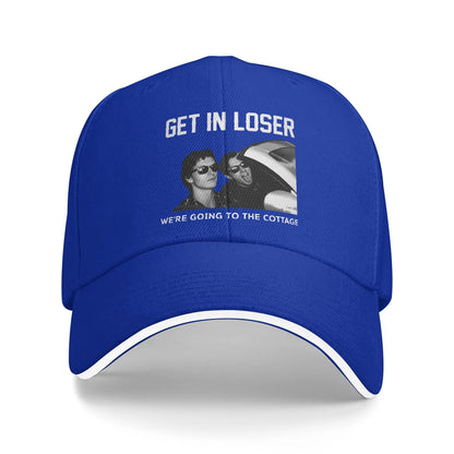 Summer Get In Loser We Are Going To The Cottage Heated Rivalry Hollander Rozanov Hockey Baseball Cap