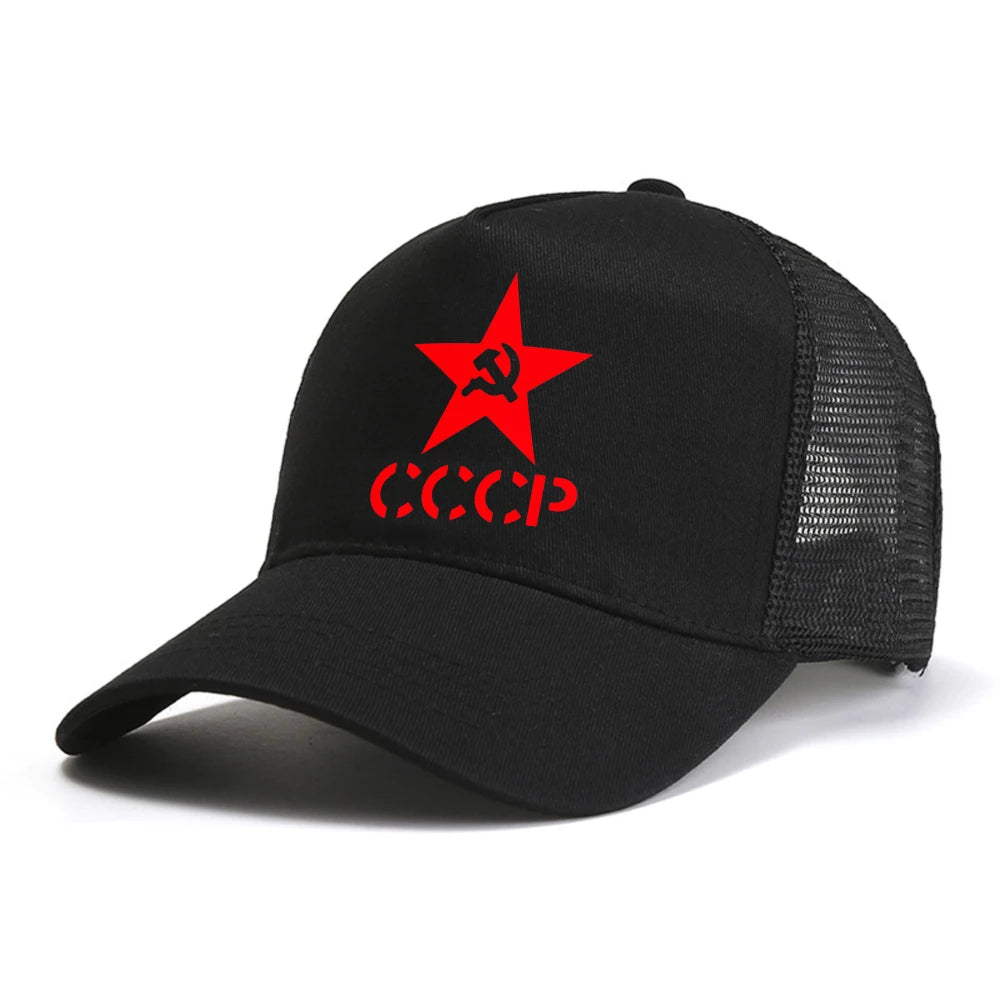 Russian USSR CCCP Baseball Cap Cccp Red Star