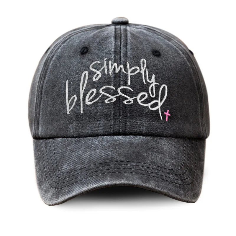 Simply Blessed Wide brimmed Sunshade Baseball Hat