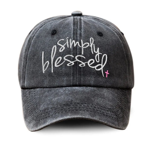 Simply Blessed Wide brimmed Sunshade Baseball Hat