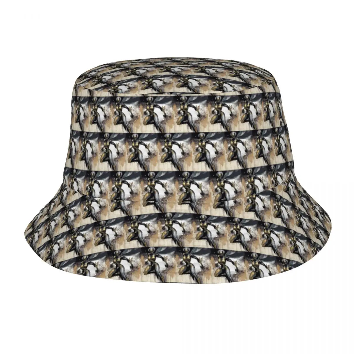 Vintage Superhero Comic Book Collection Pattern Bucket Hat