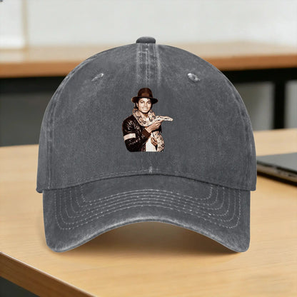MJ And Snake Michaels Jacksons Casual Baseball Cap