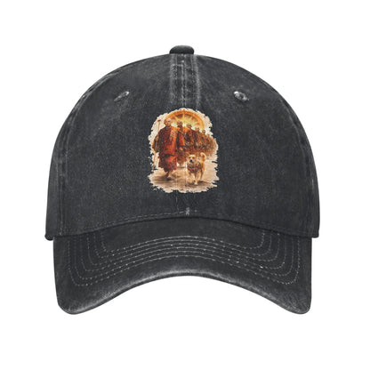 Summer Aloka Dog Walk for Peace Buddhist Monk & Dog Baseball Cap