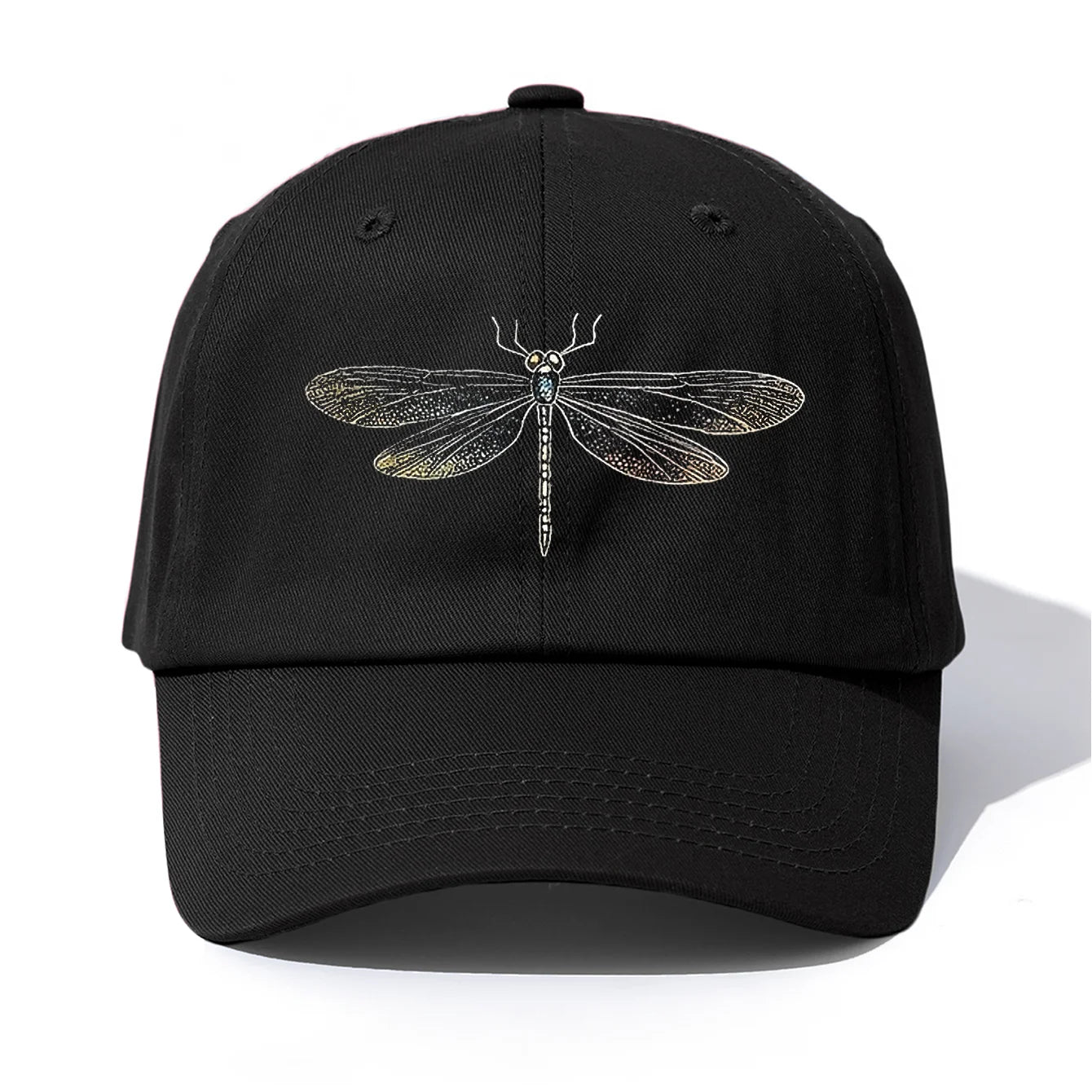 Dragonfly Print Baseball Cap For Adults
