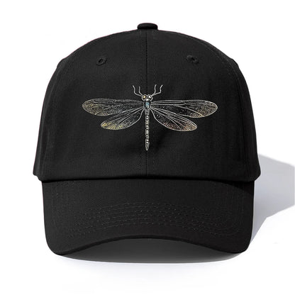 Dragonfly Print Baseball Cap For Adults