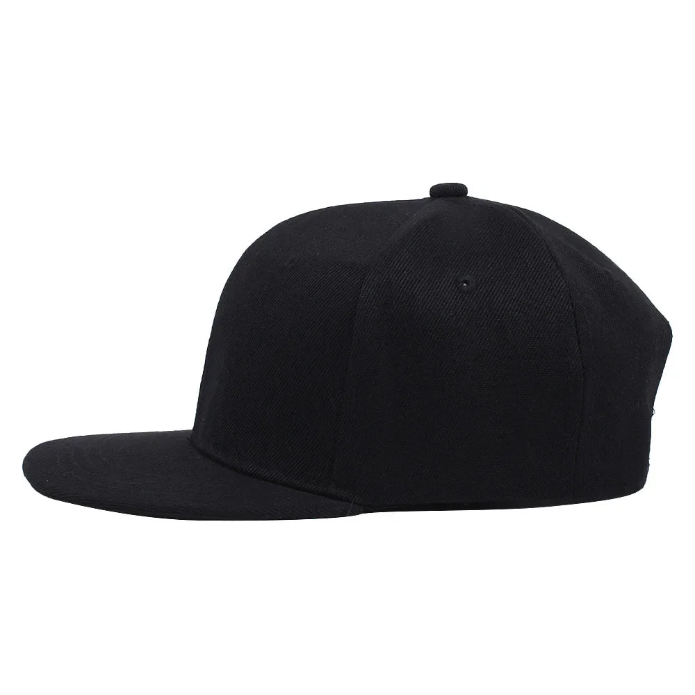 Unisex Cap Acrylic Plain Snapback Hat High Quality Adult Hip Hop Baseball Caps For Men Women