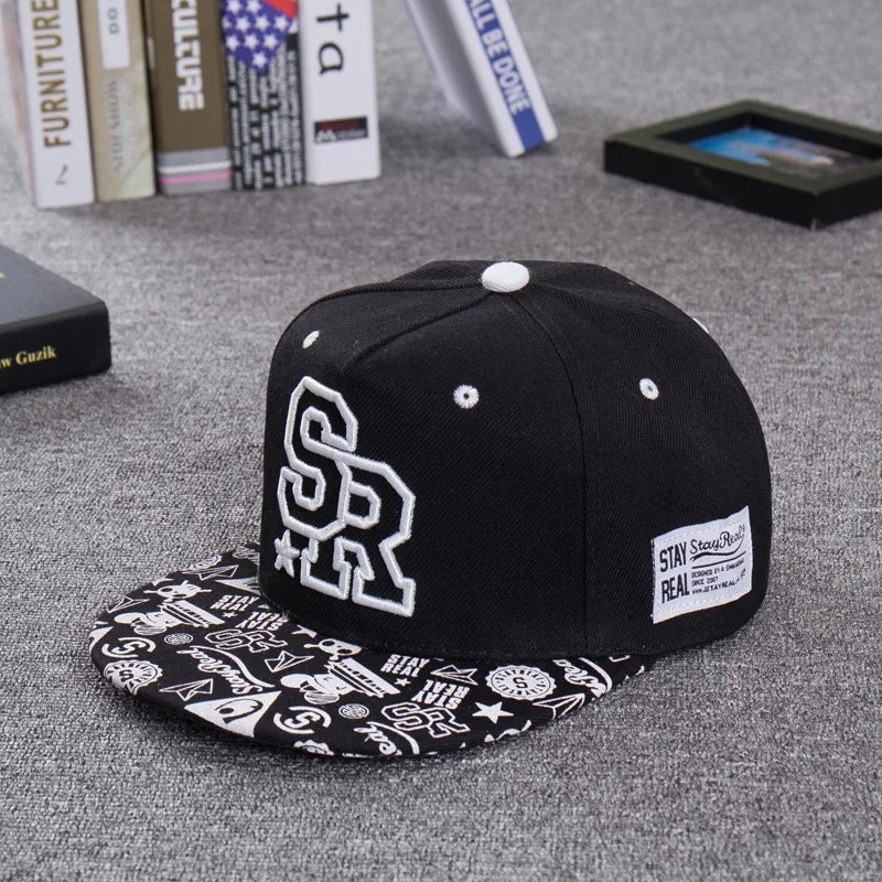 NEW Fashion Embroidery Letter SR Baseball cap Hip Hop